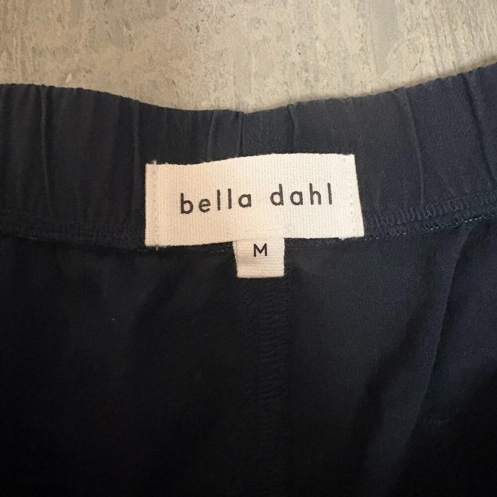 Bella Dahl Fray Hem Tencel Pull-On Elastic Waist Pocket Short Navy Size Medium - Picture 6 of 13